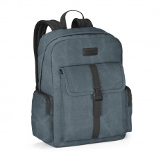 Rucsac Laptop 15.6 inch, Everestus, AE, panza bumbac prespalat, albastru, saculet de calatorie si eticheta bagaj incluse foto