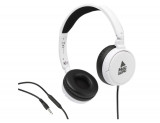 Cumpara ieftin Casti on-ear Music Sound, mufa de 3.5 mm, cablu anti-incurcare de 1.2 m, alb - RESIGILAT
