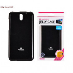 Husa Mercury Jelly HTC Desire 610 Negru Blister