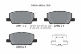 TEXTAR 2231102 Q+ set placute frana,frana disc