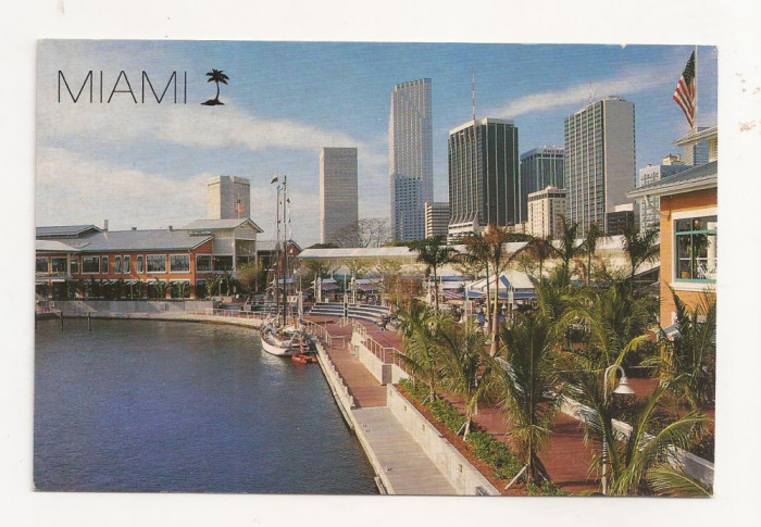 FA24-Carte Postala- SUA - Miami, circulata 1987