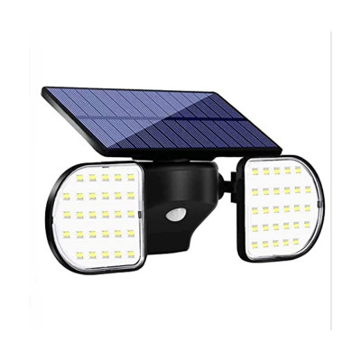 Lampa solara dubla TY863, 20W, 56LED SMD, senzor de miscare foto