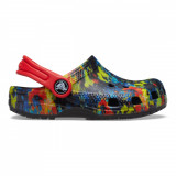 Saboți Crocs Classic Tie-Dye Graphic New Clog Toddlers Multicolor - Turq Tonic/Multi