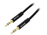 Cablu Audio Jack 3,5mm 3pin 0,5m Negru