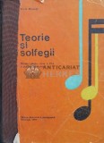 Cumpara ieftin Teorie si solfegii. Manual pentru clasa a VI-a a scolilor de muzica - 1979 - Vasile Mereuta ($M199), Didactica si Pedagogica
