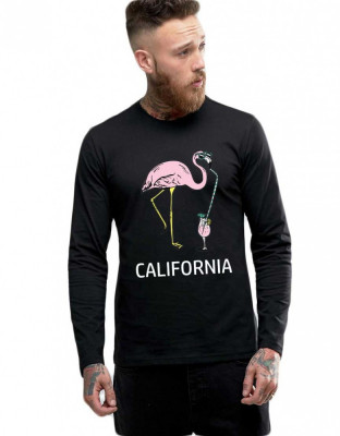 Bluza barbati neagra - California - S foto
