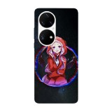 Husa compatibila cu Huawei P40 Pro model Runa Yomozuki Kakegurui, Silicon, TPU, Viceversa, Transparent, Carcasa