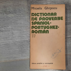 Dictionar de proverbe spaniol-portughez-roman de Micaela Ghitescu