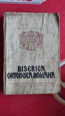 BISERICA ORTODOXA ROMANA BULETINUL OFICIAL NR 3-4 ANUL 1975 foto