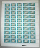 TIMBRE ROM&Acirc;NIA LP1365/1994- A-XX-a aniversare O.M.T. -Coală 50 timbre -MNH, Nestampilat
