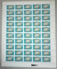 TIMBRE ROM&Acirc;NIA LP1365/1994- A-XX-a aniversare O.M.T. -Coală 50 timbre -MNH