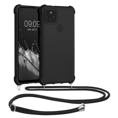 Husa pentru Google Pixel 5, Silicon, Negru, 53843.01 foto