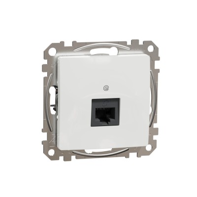 Priza simpla RJ45 UTP CAT5E Schneider Sedna alb SDD111451 foto