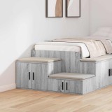 vidaXL Dulap de depozitare sonoma gri 103 x 41 x 40 cm Lemn compozit