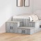 vidaXL Dulap de depozitare sonoma gri 118 x 41 x 40 cm Lemn compozit 866664