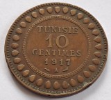 Tunisia, 10 Centimes 1917, Africa