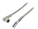 Cablu de conectare M12 PIN: 4 &icirc;n unghi 2m mufă CL mamă - Cablu de conectare M12 PIN: 4 &icirc;n unghi 2m