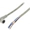 Cablu de conectare M12 PIN: 4 &icirc;n unghi 2m mufă CL mamă - Cablu de conectare M12 PIN: 4 &icirc;n unghi 2m