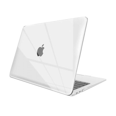 Set protectie 2 in 1 pentru MacBook Pro 13 inch 2016/2020, A1706 / A1708/A2251/A2289 cu husa din plastic lucios si folie ecran TPU, incolor foto