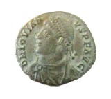 Moneda Romana Jovian (363-364 d.Hr.) Bronz, 2.24g, 19mm, Imperiul Roman, Calitate Colectie