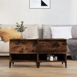 vidaXL Mese laterale 2 buc. stejar fumuriu 50x46x50 cm lemn compozit
