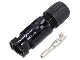 Conector solar tată drept MC4 4&divide;6mm2 crimpat 7&divide;8,8mm