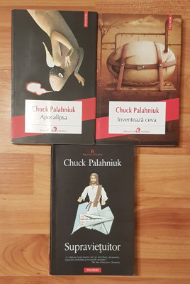 Set 3 carti de Chuck Palahniuk foto