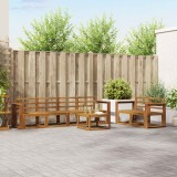 vidaXL Set de canapele de exterior 7 pcs natural Lemn Solid de Acacia 3366047
