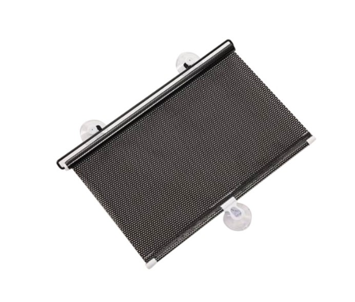 Rulou retractabil cu ventuze tip parasolar pentru casa sau masina 58x125 cm