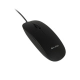 Mouse optic USB, BLOW MP-30, 1000DPI, cablu USB de 1.5m, negru