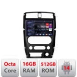 Navigatie Jimny 2007-2016 Edotec Kit-JIMNY07 8 core QLED 2K 16+512 360 Android Waze USB Navigatie Internet Youtube Radio CarStore Technology