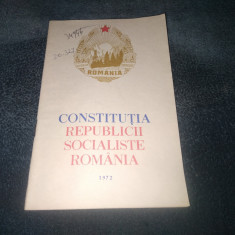 CONSTITUTIA REPUBLICII SOCIALISTE ROMANIA 1972