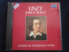 Franz Liszt.Jorge Bolet - Annes De Pelerinage-Italie _ cd _Decca (1984,UK) foto