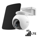 Cumpara ieftin Camera IP Pan&amp;Tilt conectivitate 4G, baterie 10.400 mAh, rezolutie 2K, Audio bidirectional, GPS, SDcard, Panou Solar - EZVIZ CS-EB8-4G-2K-PS(kit)