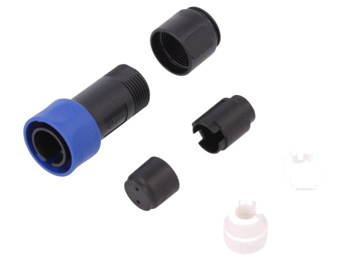 Conector circular tată 2 pini, IP68