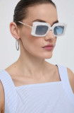 Cumpara ieftin Vivienne Westwood ochelari de soare femei, culoarea alb