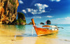 Fototapet autocolant Plaja in Thailanda, 250 x 150 cm