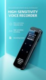 Mini Recorder Digital TSS-Q55, cu Ecran, Doua Microfoane, MP3 Player, USB