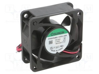 Ventilator axial SUNON 24V DC 60x60x25mm 40,7dBA bilă foto