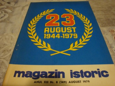 Magazin istoric - August - 1979 foto