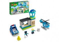 LEGO Sectie de politie si elicopter Quality Brand foto