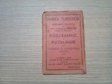 Harta Turistica POSTAVARUL SI PIATRA MARE -Touring Clubul Romaniei - 74x64 cm