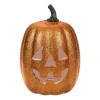 Felinar Decorativ Halloween LED, Dovleac, Spumă, Multicolor, 13x20cm, Baterii Incluse, Oem