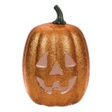 Felinar Decorativ Halloween LED, Dovleac, Spumă, Multicolor, 13x20cm, Baterii Incluse, Oem