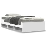 Cumpara ieftin Cadru de pat, alb, 90x190 cm, lemn prelucrat