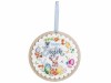 Decoratiune Paste lemn multicolor 25 cm