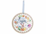 Cumpara ieftin Decoratiune Paste lemn multicolor 25 cm