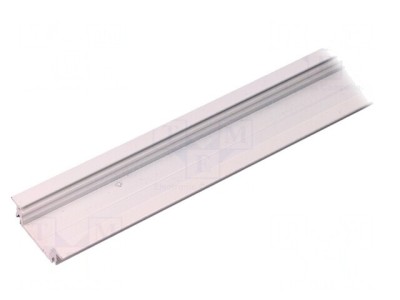 Profil aluminiu &amp;icirc;ncastrat LED alb 1m GROOVE14 foto