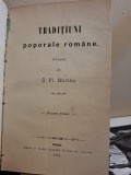 Conferința asupra economiei - Traditiuni poporale romane adunate de S.Fl.Marian (colegat) - D. F. Laurent