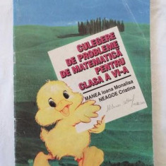 I. M. Manea C. Neagoe - Culegere de probleme de matematica pentru clasa a VI-a (pui)